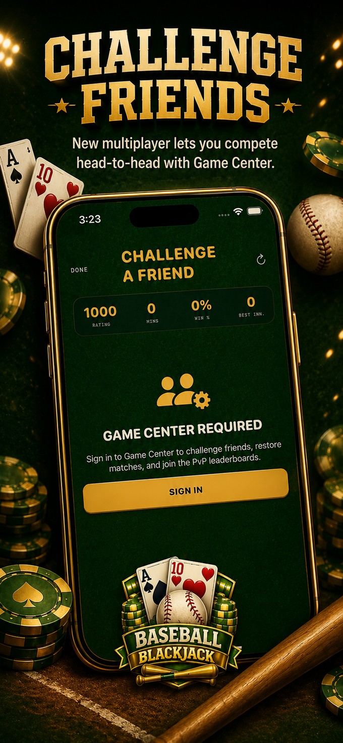 Challenge friends via Game Center
