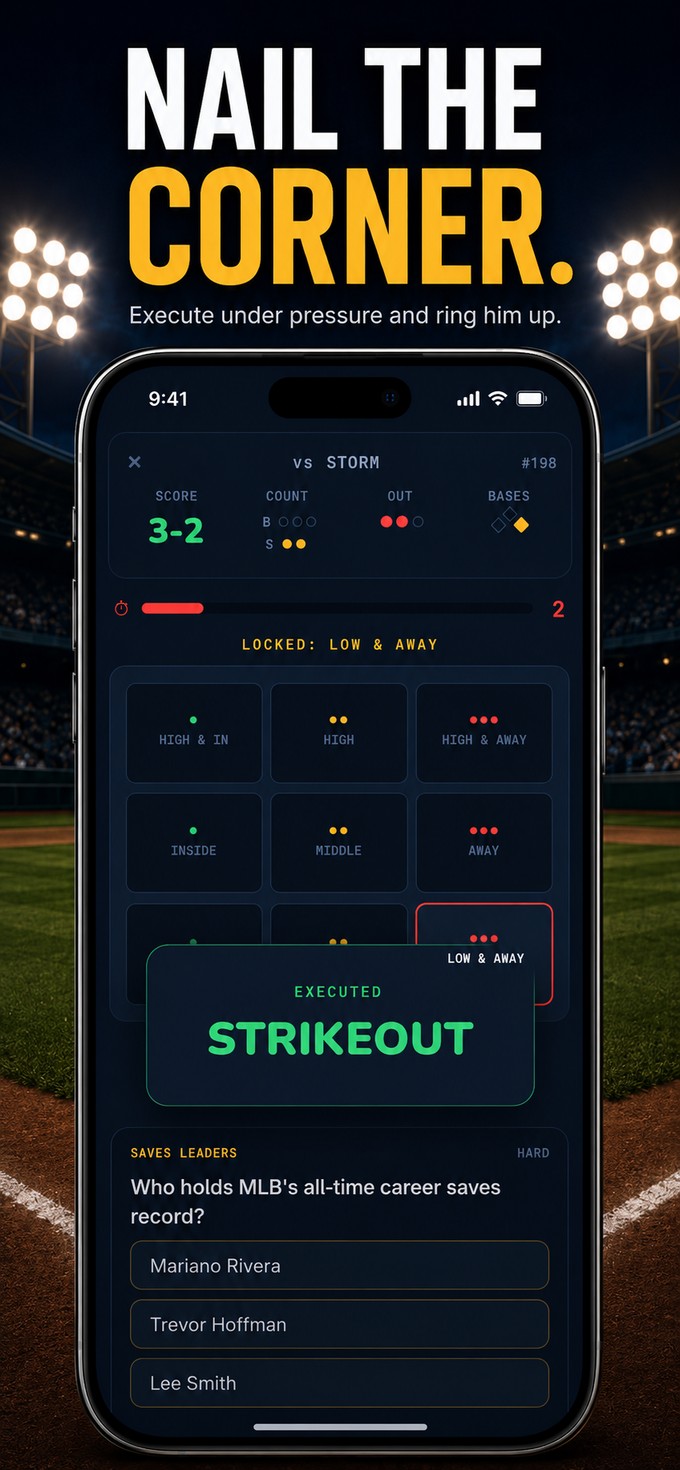 Lights Out Trivia strikeout screen